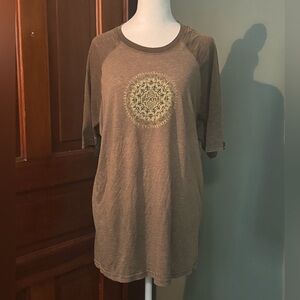 PRANA Heathered Mandala T-Shirt Size XL